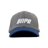 HEAD GEAR DOPE GREY AND NAVY BLUE CAP