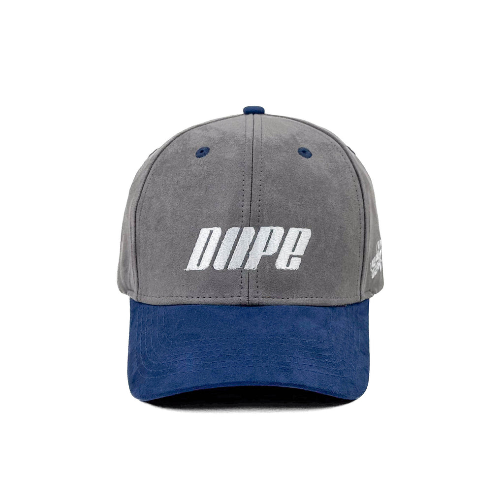 HEAD GEAR DOPE GREY AND NAVY BLUE CAP