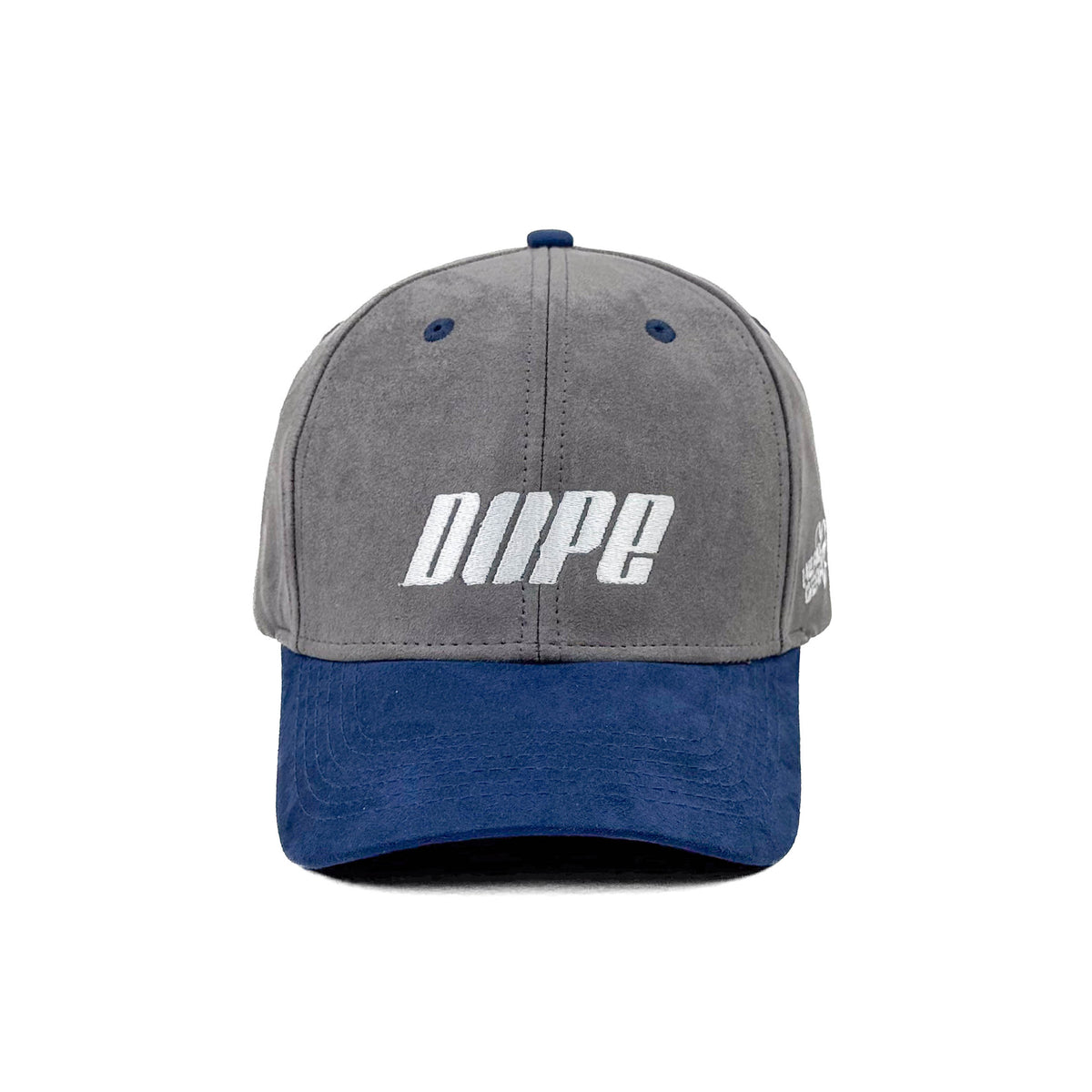 HEAD GEAR DOPE GREY AND NAVY BLUE CAP