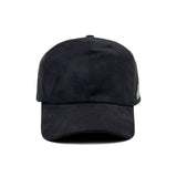 HEAD GEAR SOLID BLACK SUEDE CAP