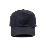 HEAD GEAR SOLID BLACK SUEDE CAP