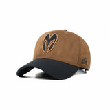 HEAD GEAR DARK BROWN REDEFINED SUEDE CAP