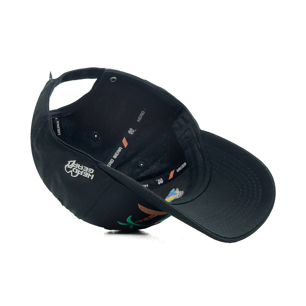 HEAD GEAR WORLD TOUR BLACK CAP