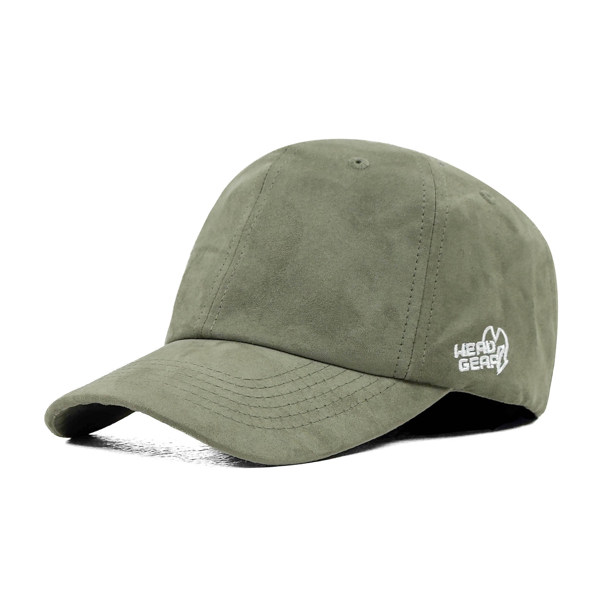 HEAD GEAR SOLID OLIVE SUEDE CAP