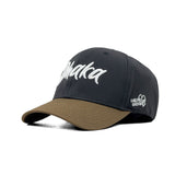 HEAD GEAR DHAKA BLACK AND DARK OLIVE CAP