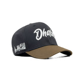 HEAD GEAR DHAKA BLACK AND DARK OLIVE CAP