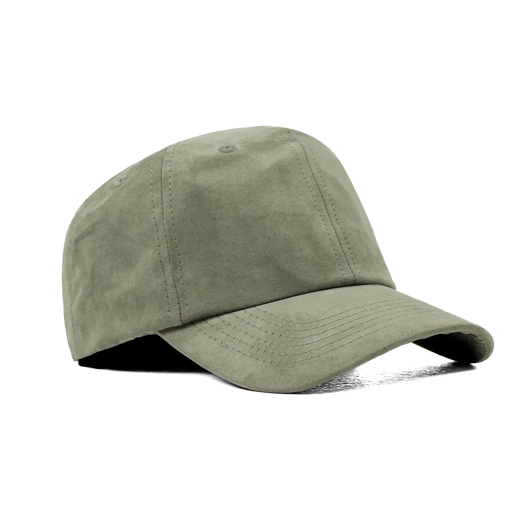 HEAD GEAR SOLID OLIVE SUEDE CAP