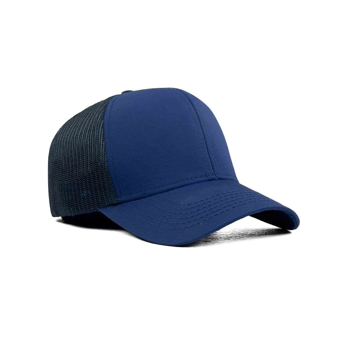 HEAD GEAR SOLID NAVY BLUE TRUCKER CAP