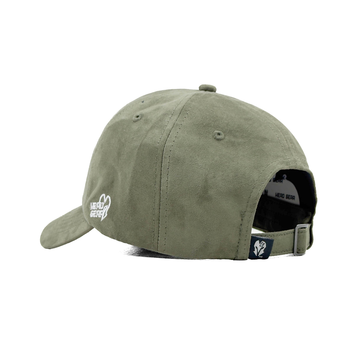 HEAD GEAR SOLID OLIVE SUEDE CAP