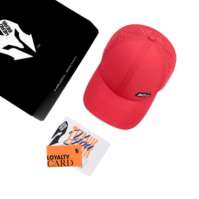 HEAD GEAR RED ACTI FLEX SIGNATURE CAP