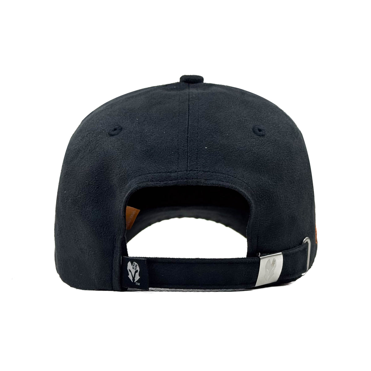 HEAD GEAR DHAKA BLACK WITH ORANGE SANDWICH SUEDE CAP