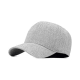2 PCS COMBO OF SOLID MELANGE AND BLACK FITTED CAP