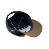 HEAD GEAR DHAKA BLACK AND DARK OLIVE CAP