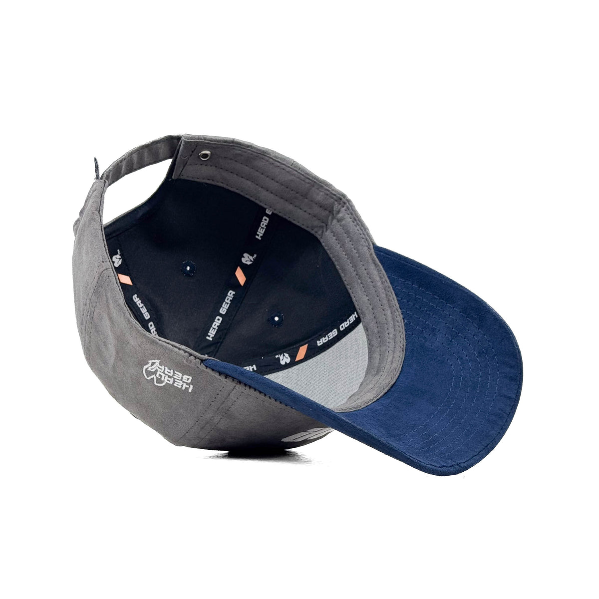 HEAD GEAR DOPE GREY AND NAVY BLUE CAP
