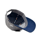 HEAD GEAR DOPE GREY AND NAVY BLUE CAP