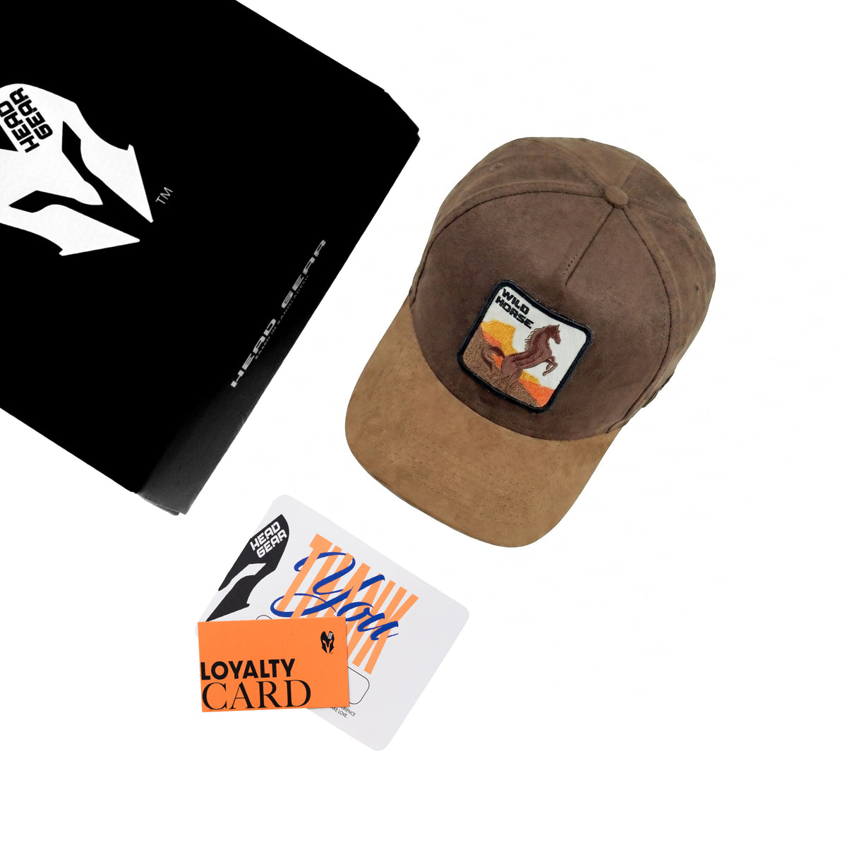 HEAD GEAR WILD HORSE 3D PATCH PREMIUM HIGH CROWN CAP