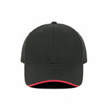 HEAD GEAR ELEGANTE ZERO BLACK SANDWICH ORANGE CAP (NO LOGO)