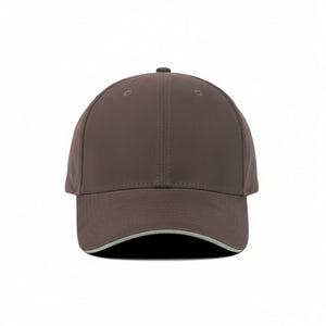 HEAD GEAR ELEGANTE ZERO COFFEE SANDWICH GREY CAP (NO LOGO)