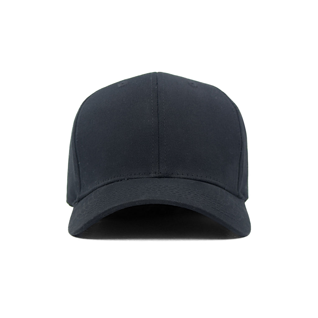 HEAD GEAR SOLID BLACK FITTED CAP