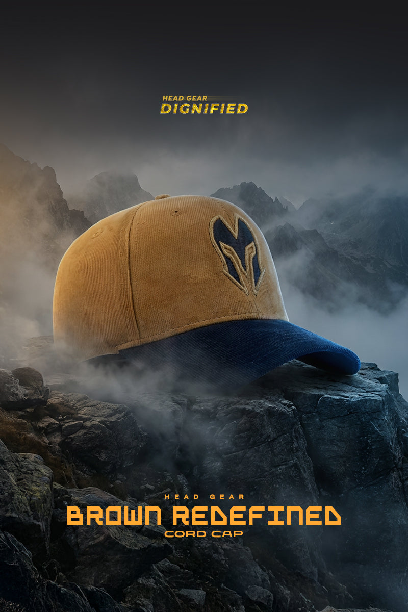 HEAD GEAR BROWN REDEFINED CORD CAP