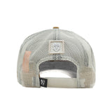 HEAD GEAR BEIGE SUPER SUEDE TRUCKER CAP