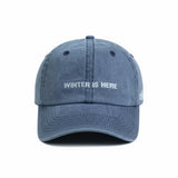 HEAD GEAR WINTER IS HERE DENIM CAP