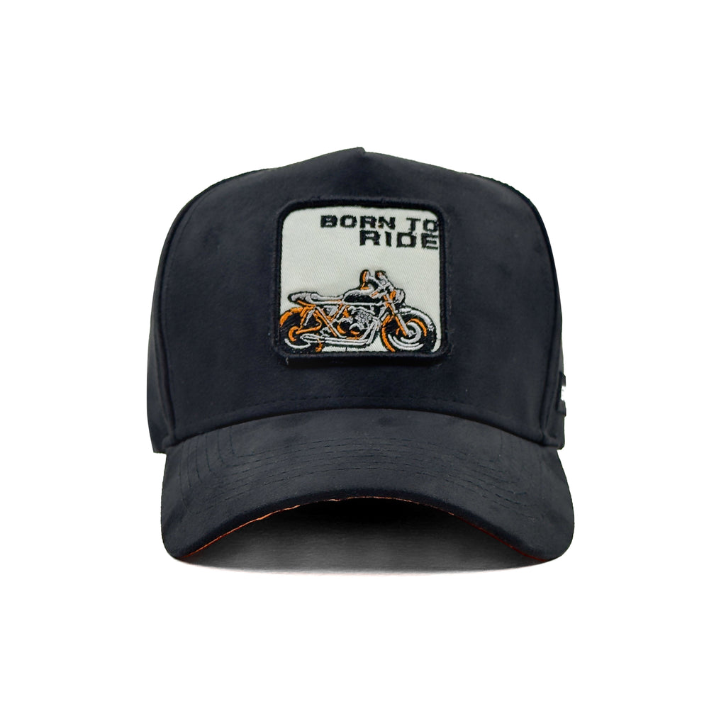 HEAD GEAR BORN TO RIDE 3D PATCH PREMIUM HIGH CROWN CAP