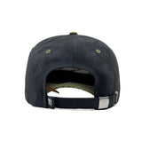 HEAD GEAR BLACK AND OLIVE REDEFINED SUEDE CAP