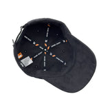 HEAD GEAR SOLID BLACK SUEDE CAP