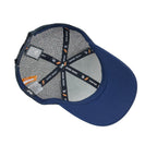 HEAD GEAR SOLID NAVY BLUE TRUCKER CAP