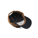 HEAD GEAR DARK BROWN REDEFINED SUEDE CAP