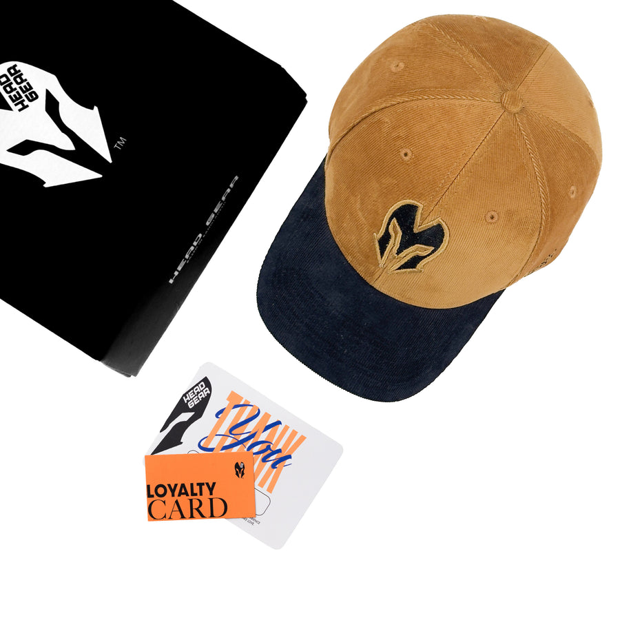 HEAD GEAR BROWN REDEFINED CORD CAP