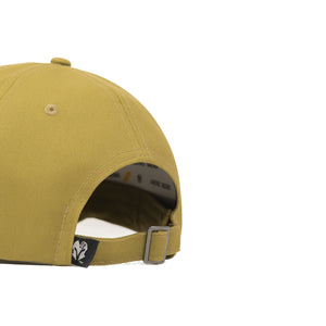 HEAD GEAR SOLID OLIVE YELLOW CAP