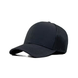 HEAD GEAR SOLID BLACK TRUCKER CAP