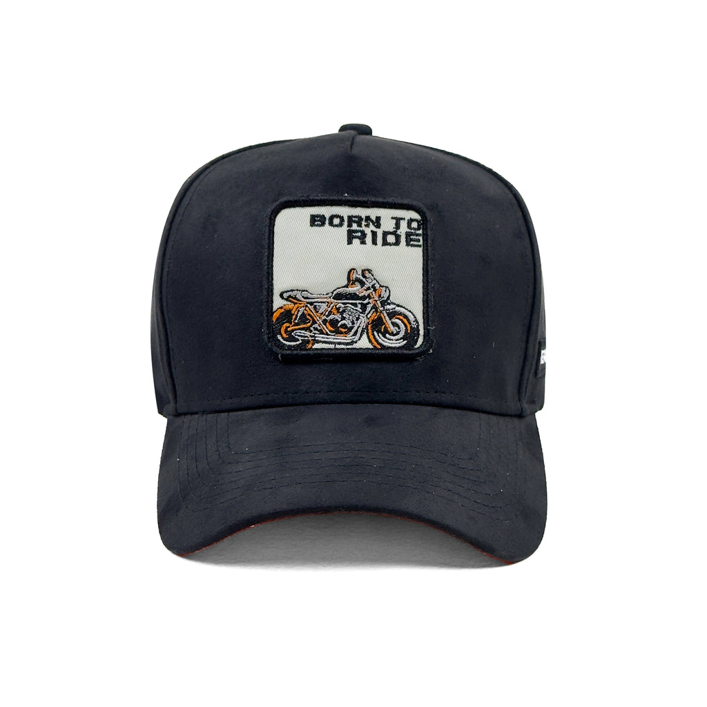 HEAD GEAR BORN TO RIDE 3D PATCH PREMIUM HIGH CROWN CAP