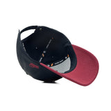 HEAD GEAR BLACK AND RED WINE REDEFINED TWILL CAP