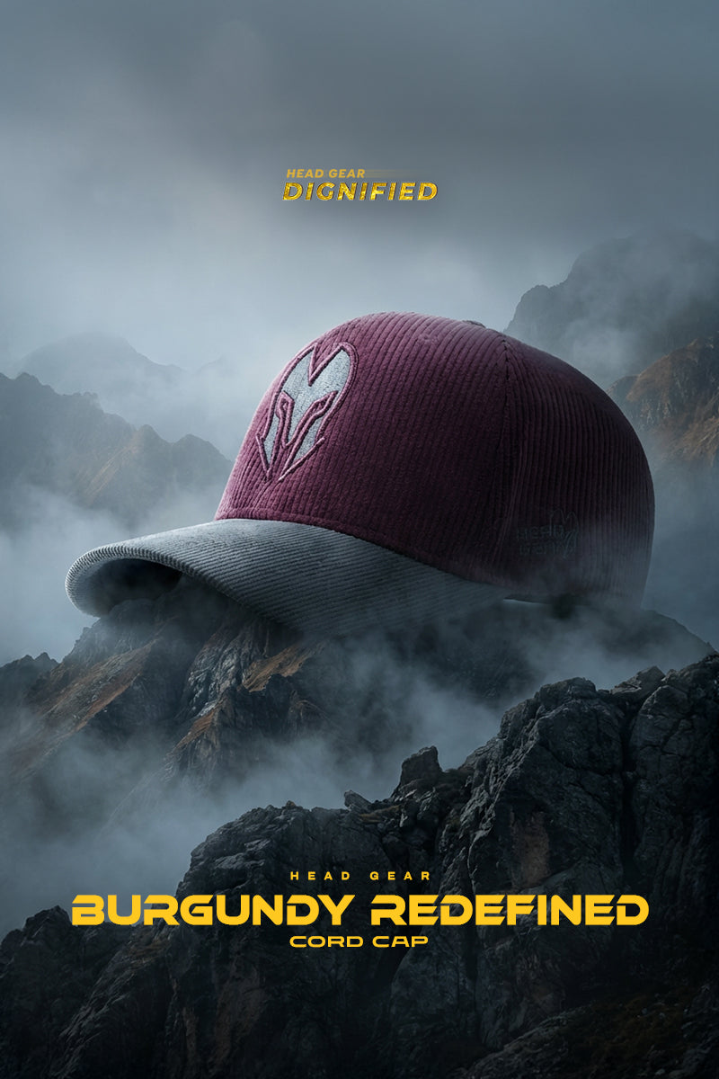 HEAD GEAR BURGUNDY REDEFINED CORD CAP