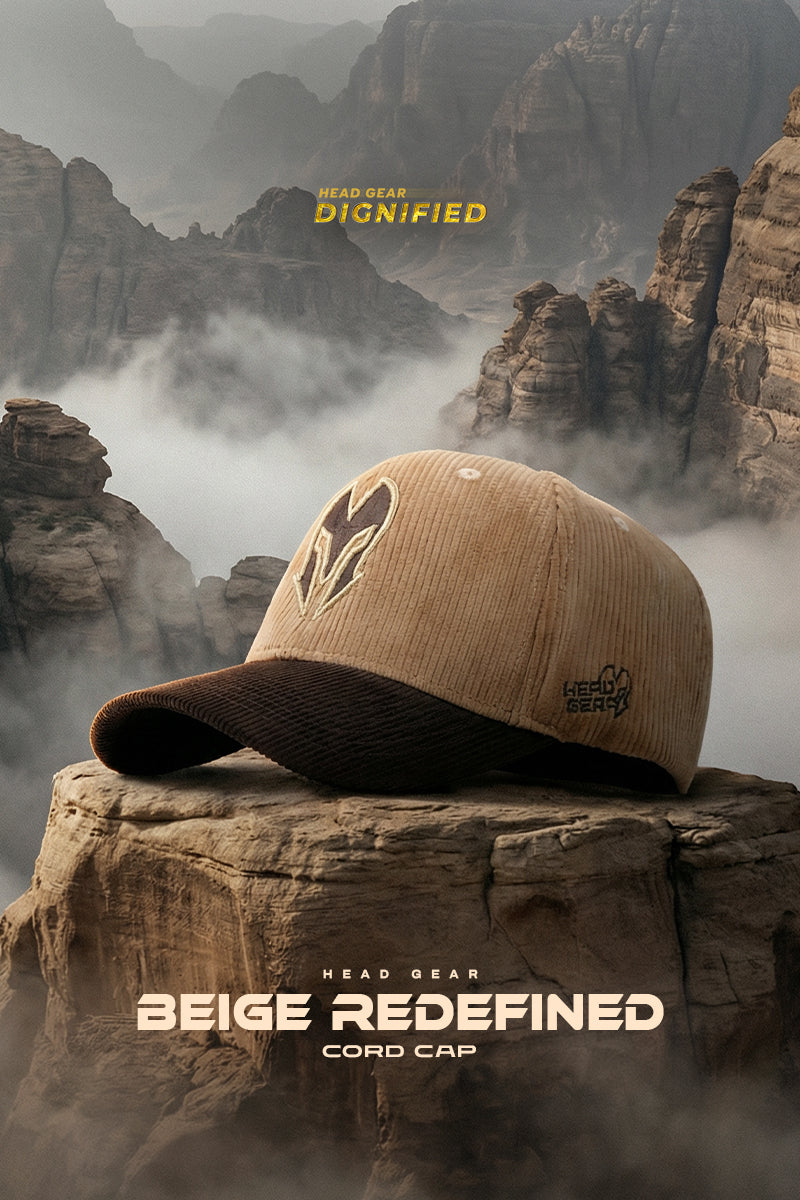 HEAD GEAR BEIGE REDEFINED CORD CAP