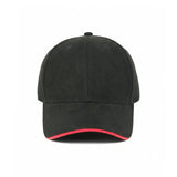 HEAD GEAR ELEGANTE ZERO BLACK SANDWICH ORANGE CAP (NO LOGO)