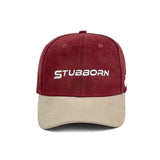 HEAD GEAR STUBBORN MAROON AND OFF-WHITE CAP