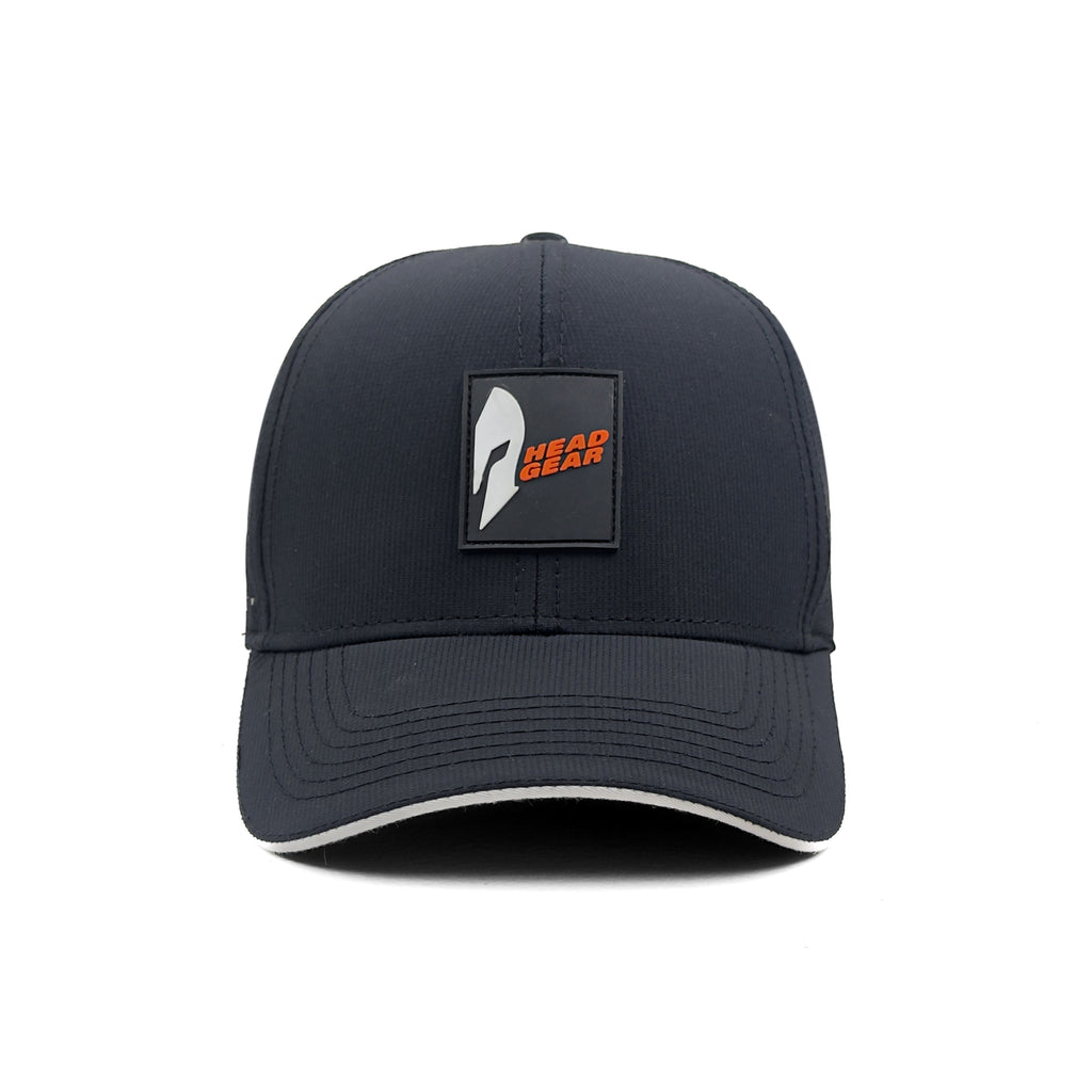 HEAD GEAR BLACK ACTI FLEX STRIKE SANDWICH CAP