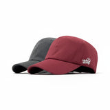 2 PCS COMBO OF GREY MELANGE AND DARK RED