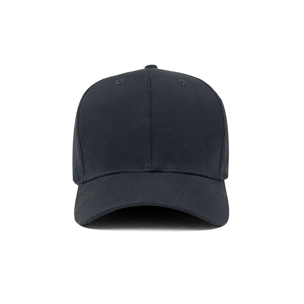 HEAD GEAR SOLID BLACK FITTED CAP