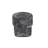 HEAD GEAR GREY WITH LEATHER PATCH CAPTAIN'S CAP