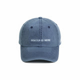 HEAD GEAR WINTER IS HERE DENIM CAP
