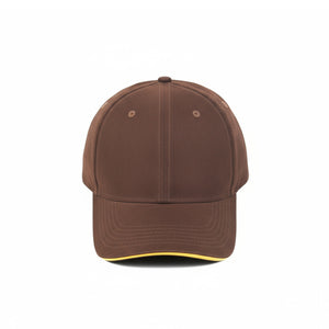 HEAD GEAR ELEGANTE ZERO CHOCOLATE SANDWICH YELLOW CAP (NO LOGO)