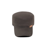 HEAD GEAR COFFEE WITH LEATHER PATCH CAPTAIN'S CAP