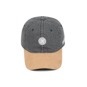 HEAD GEAR AIRPLANE WASHED DENIM CAP