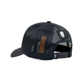 HEAD GEAR SOLID BLACK TRUCKER CAP