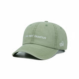 HEAD GEAR I AM NOT FAMOUS DENIM CAP